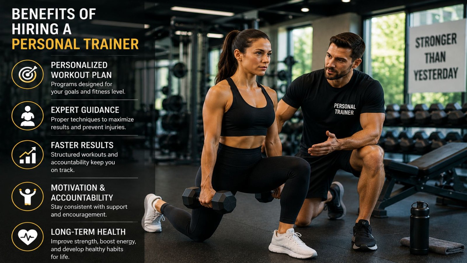 What are the benefits of hiring a personal trainer?