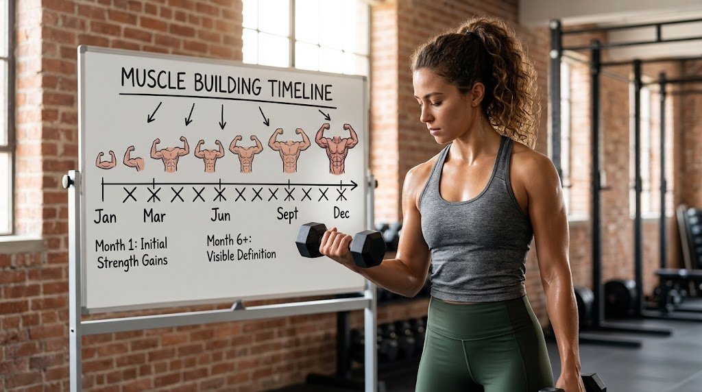How long does it take to build muscle?